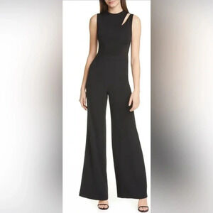 Alice & Olivia Ivy Cutout Shoulder Sleeveless Wide Leg. Size 4